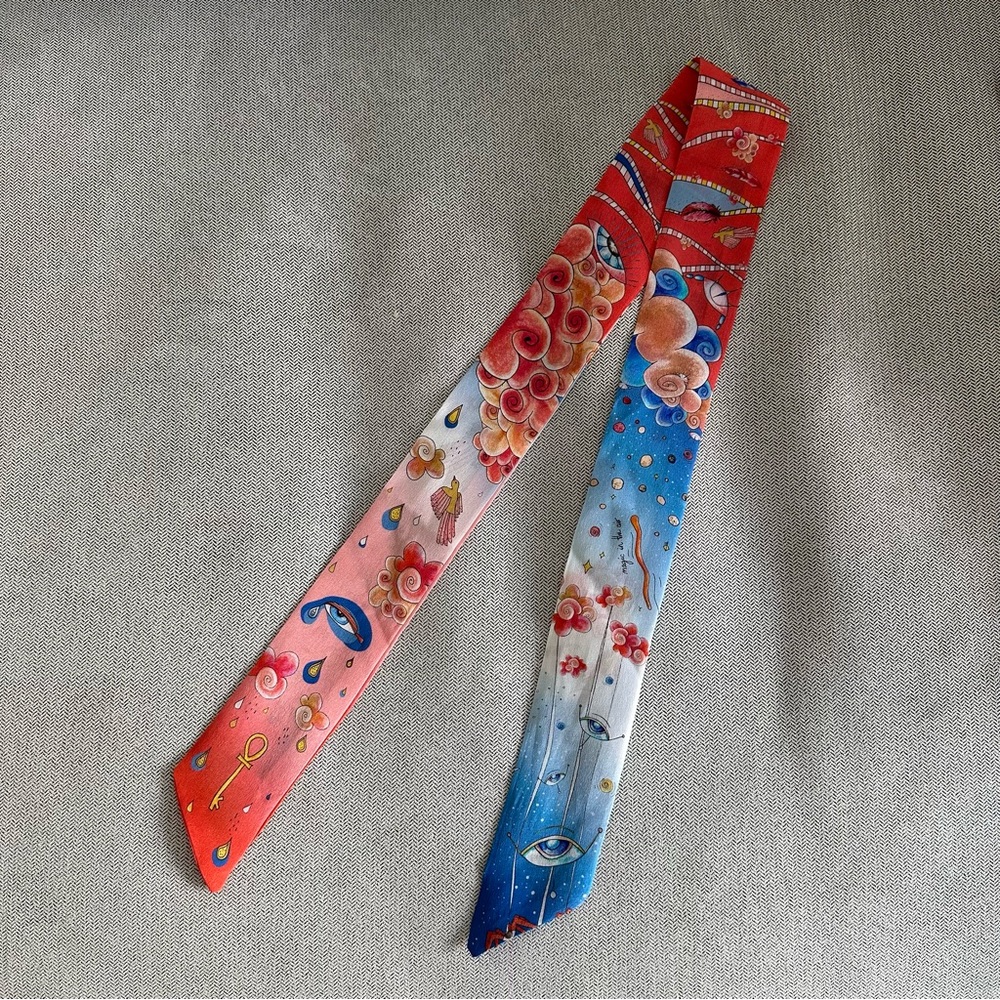 Twilly chiffon scarf